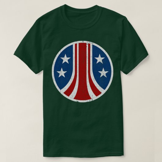 Verenigde Staten Colonial Crest Variant T-shirt (Design voorkant)