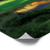 Verenigde Staten, Colorado. Rode berg bij zonsonde Poster (Hoek)