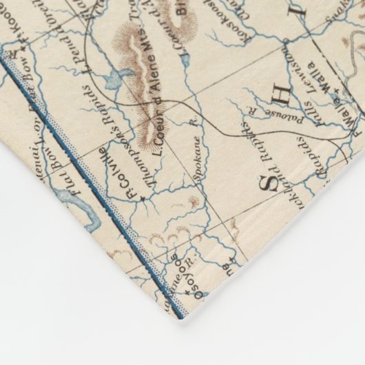 Verenigde Staten dec 1860 Fleece Deken (Hoek)