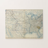 Verenigde Staten dec 1860 Legpuzzel (Horizontaal)