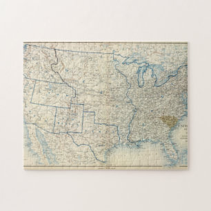 Verenigde Staten dec 1860 Legpuzzel