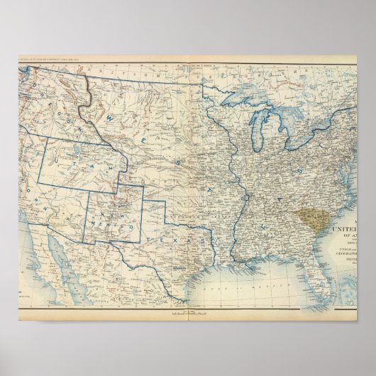 Verenigde Staten dec 1860 Poster (Voorkant)