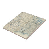 Verenigde Staten dec 1860 Tegeltje (Zijkant)