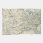 Verenigde Staten dec 1860 Theedoek (Horizontaal)