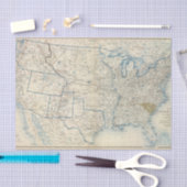 Verenigde Staten dec 1860 Tissuepapier (Craft)