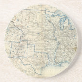 Verenigde Staten dec 1860 Zandsteen Onderzetter (Voorkant)