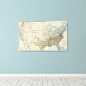 Verenigde Staten dec. 1863 Canvas Afdruk (Insitu (Houten vloer))