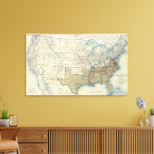Verenigde Staten dec. 1863 Canvas Afdruk (Insitu (Woonkamer))