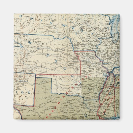 Verenigde Staten dec. 1863 Magneet (Voorkant)