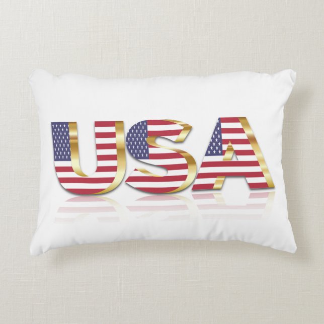 Verenigde Staten Decoratief Kussen (Voorkant)