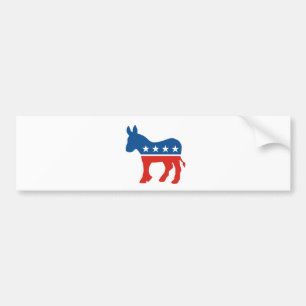 verenigde staten - democratische partij donkey usa bumpersticker