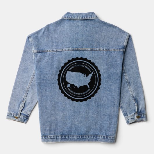 Verenigde Staten Denim Jacket (Achterkant)