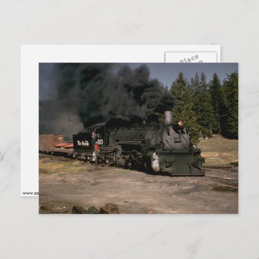 Verenigde Staten, Denver en Rio Grande 2-8-2 met e Briefkaart (Voorkant / Achterkant)