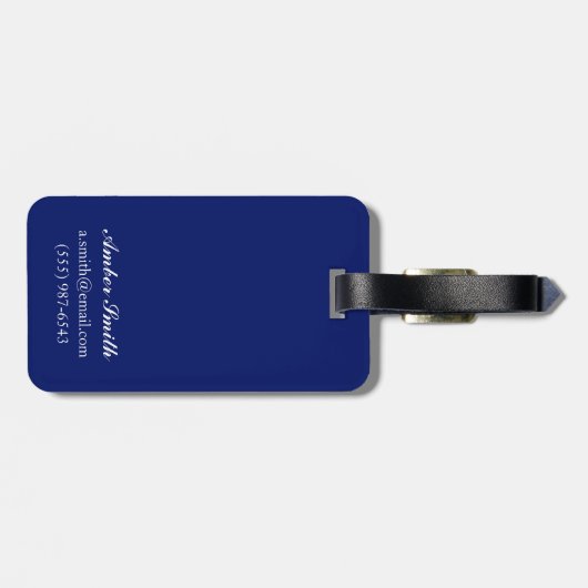 Verenigde Staten - Doe mee met de Air Service Lear Bagagelabel (Achterkant horizontaal)