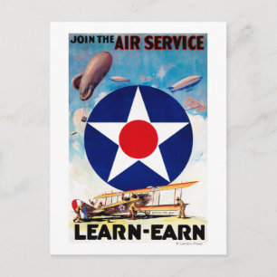 Verenigde Staten - Doe mee met de Air Service Lear Briefkaart