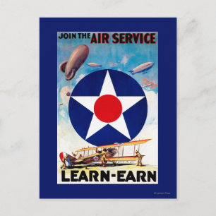 Verenigde Staten - Doe mee met de Air Service Lear Briefkaart