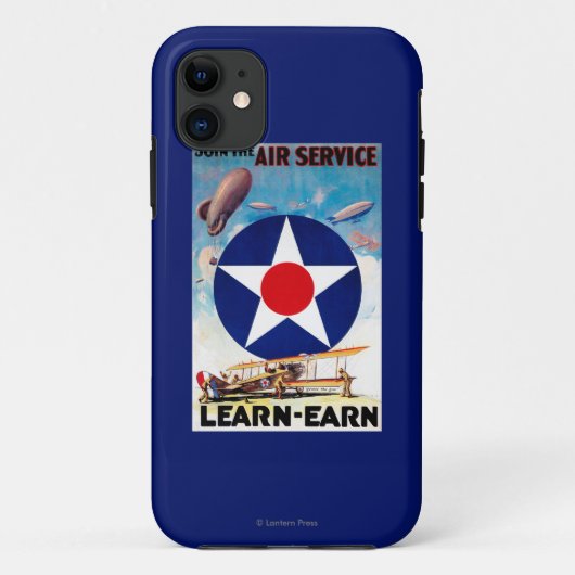 Verenigde Staten - Doe mee met de Air Service Lear Case-Mate iPhone Case (Achterkant)
