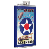 Verenigde Staten - Doe mee met de Air Service Lear Heupfles (Rechts)