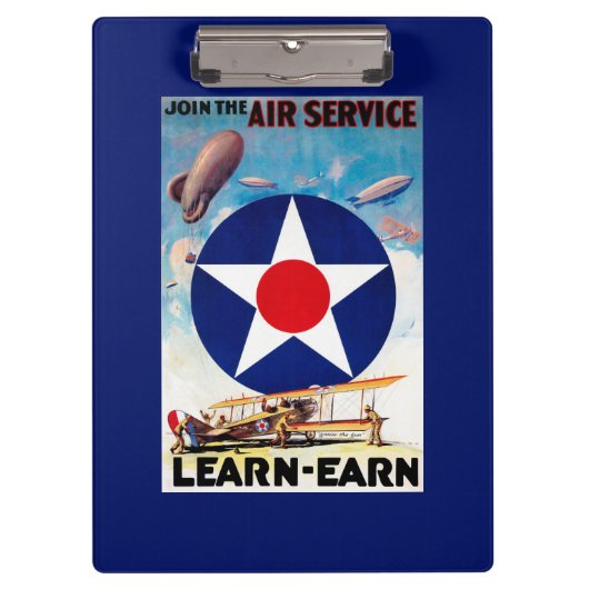 Verenigde Staten - Doe mee met de Air Service Lear Klembord (Voorkant)