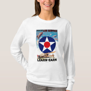 Verenigde Staten - Doe mee met de Air Service Lear T-shirt