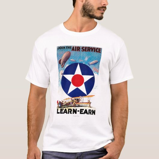 Verenigde Staten - Doe mee met de Air Service Lear T-shirt (Voorkant)
