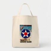 Verenigde Staten - Doe mee met de Air Service Lear Tote Bag (Voorkant)