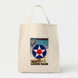 Verenigde Staten - Doe mee met de Air Service Lear Tote Bag