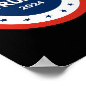 Verenigde Staten Donald Trump 2024 Poster (Hoek)