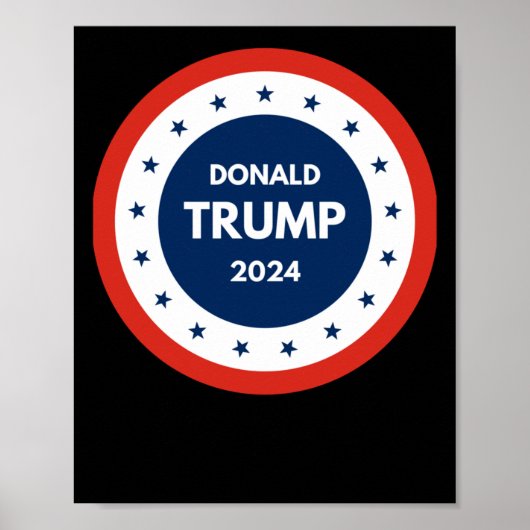 Verenigde Staten Donald Trump 2024 Poster (Voorkant)