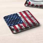 Verenigde Staten dragen vlag Onderzetter (Linkerzijde)