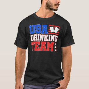 Verenigde Staten Drink team onafhankelijkheid vier T-shirt