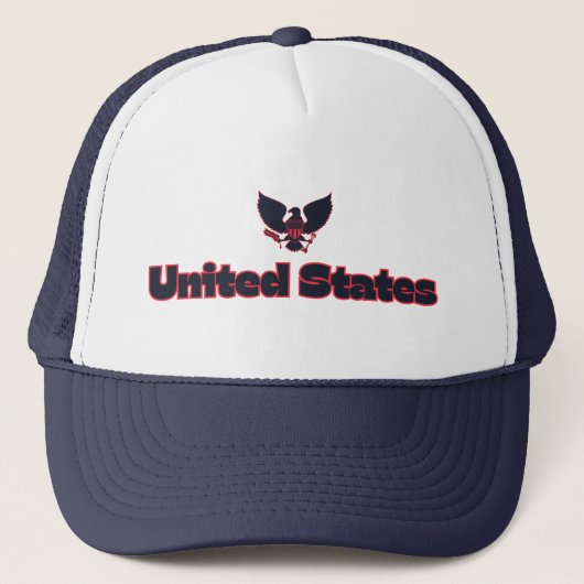 Verenigde Staten Eagle Custom Trucker Pet (Voorkant)