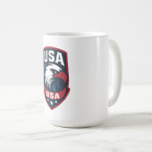 Verenigde Staten Eagle Sports Crest Koffiemok (Voorkant rechts)