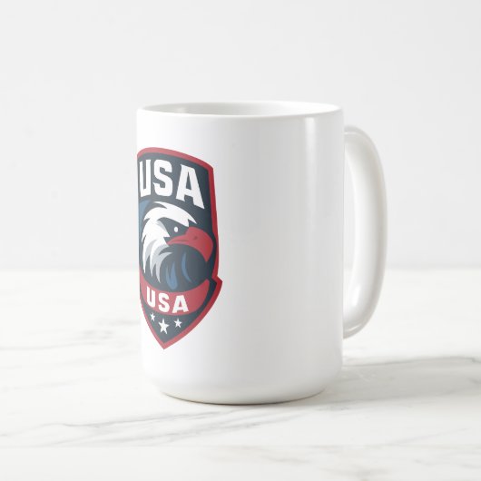 Verenigde Staten Eagle Sports Crest Koffiemok (Voorkant rechts)