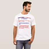 Verenigde Staten: EEN DEMOCRATIE OF EEN REPUBLIEK? T-shirt (Voorkant volledig)