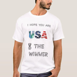 Verenigde-Staten-Eer-Wereldkampioen-VS Vlag-Atleet T-shirt