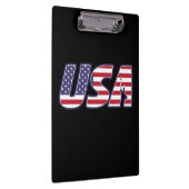Verenigde Staten. Elegant american flag letter Klembord (Rechts)