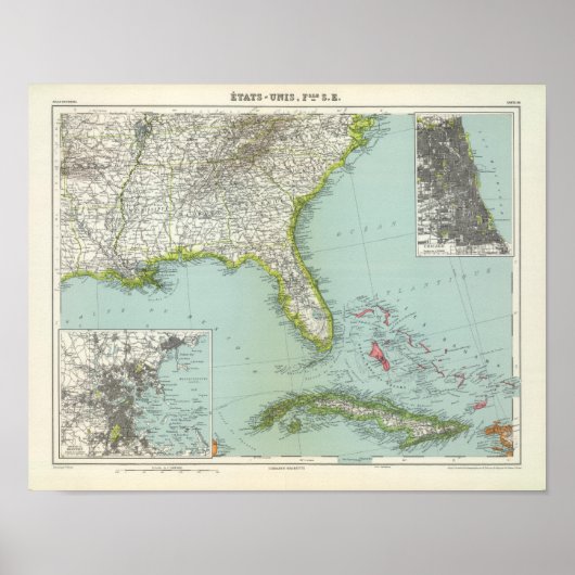 Verenigde Staten en Bahama's Poster (Voorkant)