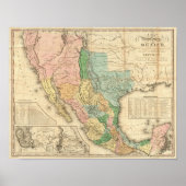 Verenigde Staten en Mexico Poster (Voorkant)