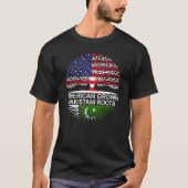 Verenigde Staten en Pakistan Amerikaanse vlag Groo T-shirt (Voorkant)