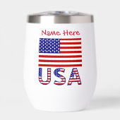 Verenigde Staten en Verenigde Staten Amerika Vlag  (Voorkant)