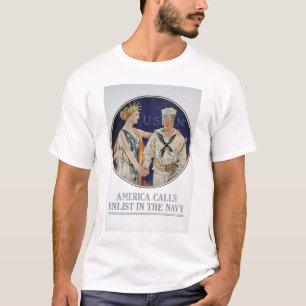 Verenigde Staten - Enlist bij de marine (US02285) T-shirt