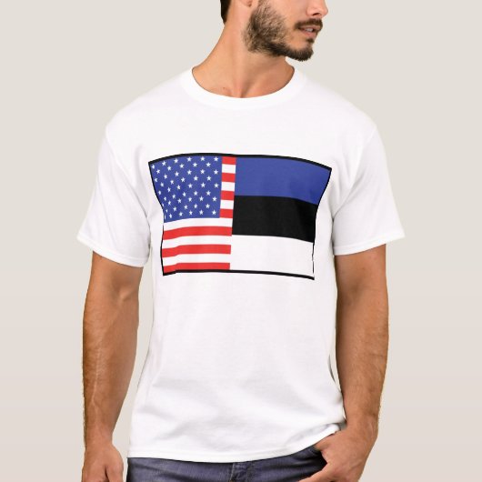 Verenigde Staten/Estland T-shirt (Voorkant)