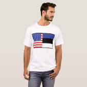 Verenigde Staten/Estland T-shirt (Voorkant volledig)