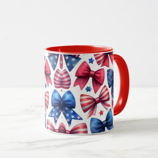 Verenigde Staten Field Day Bows Mok (Voorkant rechts)