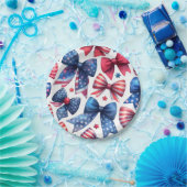 Verenigde Staten Field Day Bows Papieren Bordje (Feest)