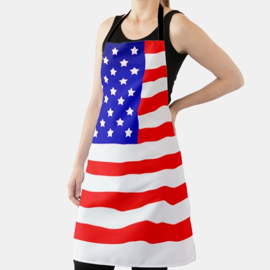 Verenigde Staten Flag Apron Schort (Insitu)