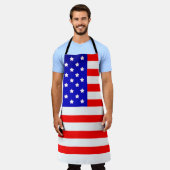 Verenigde Staten Flag Apron Schort (Gedragen)