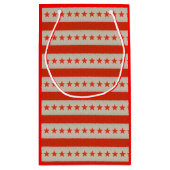 Verenigde Staten Flag Gift Bag Klein Cadeauzakje (Achterkant)