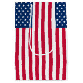 Verenigde Staten Flag Gift Bag Medium Cadeauzakje (Achterkant)